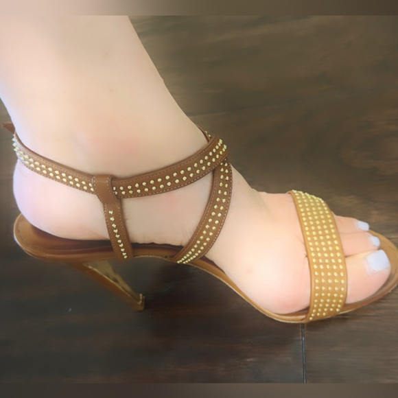 Studded & Strappy Manolo Blahnik Sandals - Picture 7 of 7